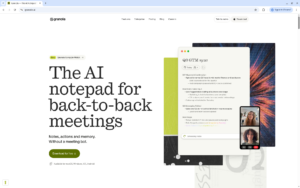 Granola homepage hero